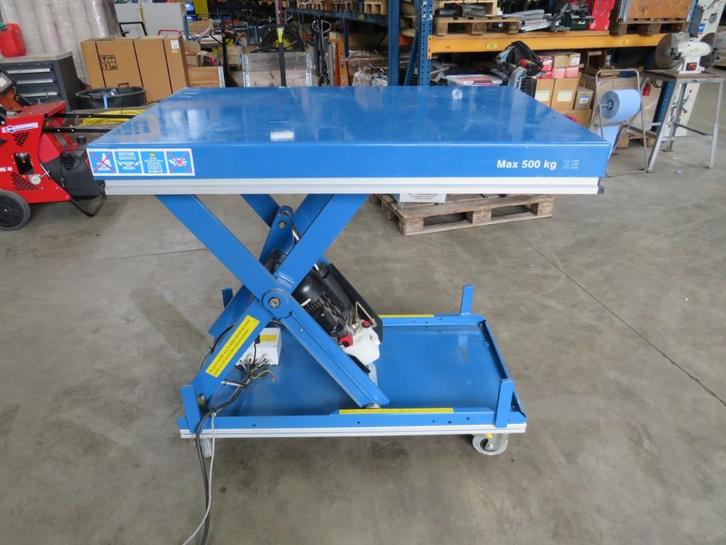 hymo mobiele heftafel schaarheftafel werktafel 500kg, Doe-het-zelf en Verbouw, Gereedschap | Handgereedschap, Zo goed als nieuw