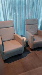 Twee lichtblauwe fauteuils, Ophalen of Verzenden