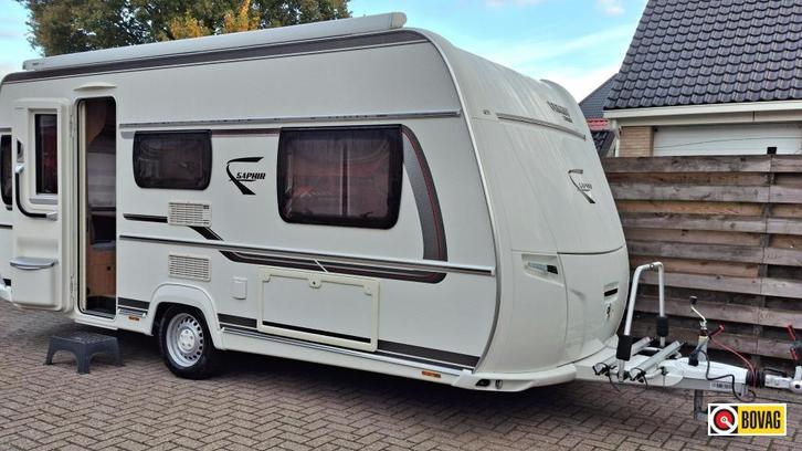 Fendt Saphir 465 TG incl. Mover, Thule Lfl,FD, Caravans en Kamperen, Caravans, Bedrijf, tot en met 4, 1000 - 1250 kg, Standaardzit