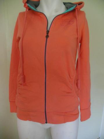 Zgan. Oranje abricot Sweatervest capuchon Brunotti M 38-40 beschikbaar voor biedingen