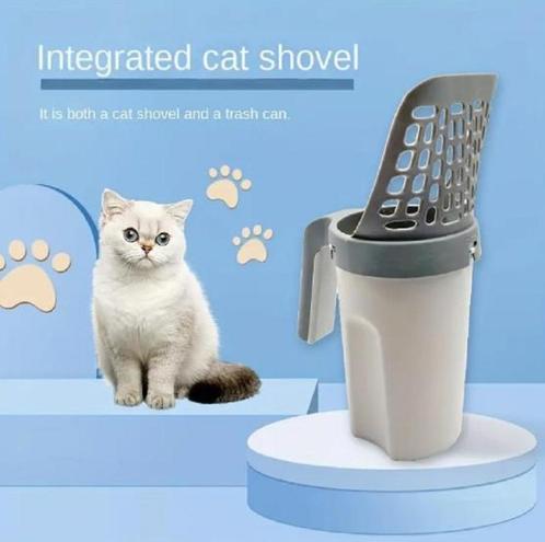 Kattenbakschep met afvalzakhouder, Dieren en Toebehoren, Kattenbakken, Nieuw, Ophalen of Verzenden