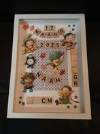 Kraamcadeau  geboortebord, geboortelijst, Ophalen of Verzenden, Nieuw