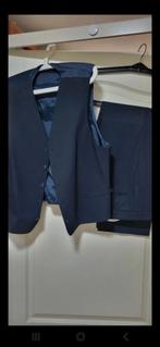 Blauw gilet met pantalon - maat 26, Ophalen of Verzenden, Zo goed als nieuw, Overige maten, Blauw