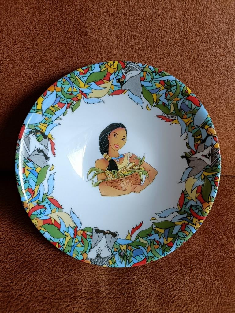 Disney Pocahontas Kom /Schaaltje, Porselein of Keramiek, Schaal, Rond, Ophalen of Verzenden