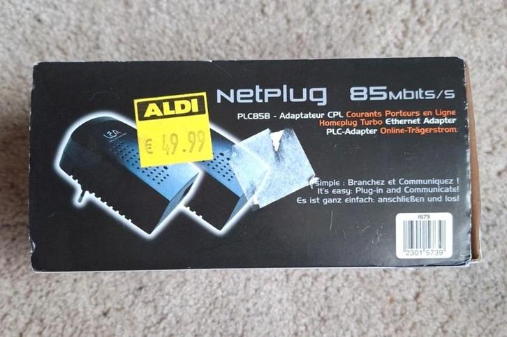 Emtec NetPlug 85 Mbps ethernet adapters nieuw in doos, Computers en Software, Powerlines, Nieuw, Ophalen of Verzenden