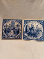 Delfts Blauw Tegels - Kaasmarkt & Melkvrouwtje, Ophalen of Verzenden