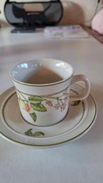 Wedgwood kop en schotel .Wild apple, Ophalen of Verzenden, Zo goed als nieuw, Wedgwood, Kop(pen) en/of Schotel(s)