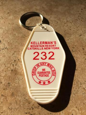 Dirty Dancing Kellerman's Resort Sleutelhanger Film Prop beschikbaar voor biedingen