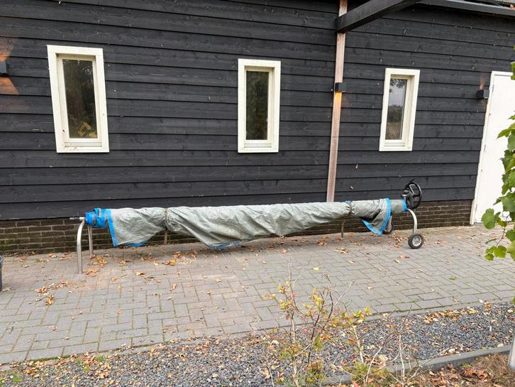 Afdekzeil, Tuin en Terras, Zwembad-toebehoren, Gebruikt, Afdekzeil, Ophalen
