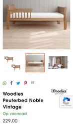 Woodies Peuterbed vintage style, Ophalen, Zo goed als nieuw, 140 tot 160 cm, 70 tot 85 cm