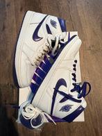 Nike Air Jordan 1 High court purple maat 42,5, Kleding | Heren, Schoenen, Verzenden, Wit, Nike, Sneakers of Gympen