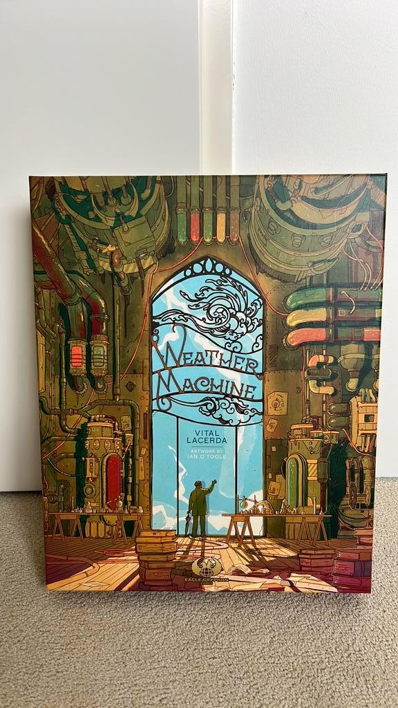 Weather Machine van Vital Lacerda Kickstarter + metal gears, Hobby en Vrije tijd, Gezelschapsspellen | Bordspellen, Zo goed als nieuw