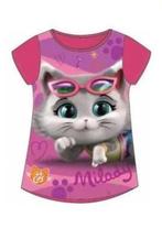 44 Cats T-shirt - Fuchsia - Maat 98 - 104 - 110, Kinderen en Baby's, Kinderkleding | Maat 104, Nieuw, Meisje, Ophalen of Verzenden