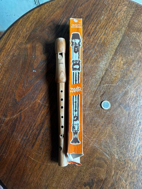 Vintage “Zamir” blokfluit – met originele doos, Muziek en Instrumenten, Blaasinstrumenten | Blokfluiten, Zo goed als nieuw, Alt