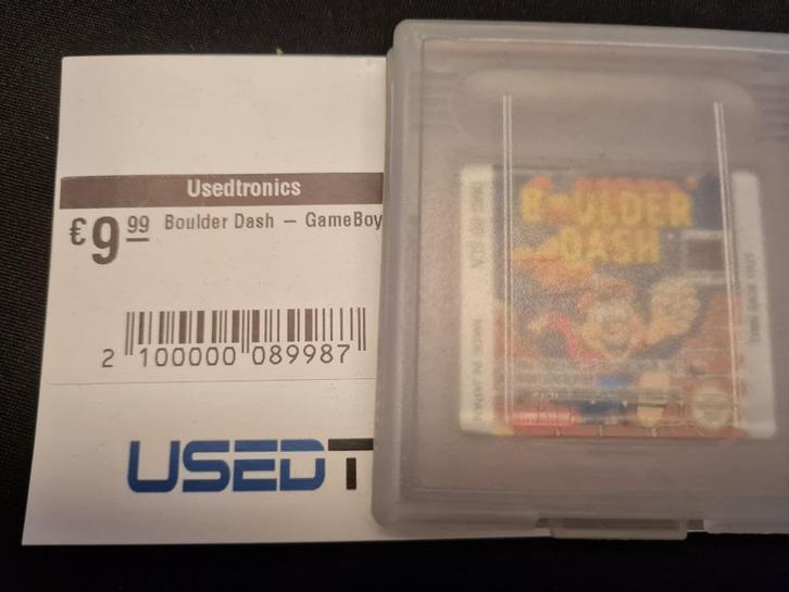 Boulder Dash: GameBoy, Spelcomputers en Games, Games | Nintendo Game Boy, Gebruikt, Racen en Vliegen, 1 speler, Vanaf 3 jaar, Ophalen of Verzenden