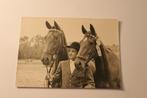 Paardne Postkaart - HG Winkler met Halla en Meteor, Springen, Verzamelen, Ansichtkaarten | Dieren, 1940 tot 1960, Paard, Ongelopen