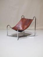Baffo chair Didone & Pareschi Busnelli leer jaren '60 Italië, Huis en Inrichting, Fauteuils, Ophalen, Gebruikt, -, 100 tot 125 cm