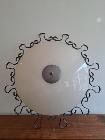 Schitterende grote mid-century plafonnière  beschikbaar voor biedingen