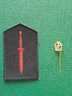 2x artikelen Korps Commando Troepen/ KCT, Verzamelen, Ophalen of Verzenden, Landmacht, Nederland, Embleem of Badge