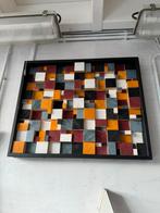 Mooi houten schilderij, Antiek en Kunst, Kunst | Beelden en Houtsnijwerken, Ophalen of Verzenden