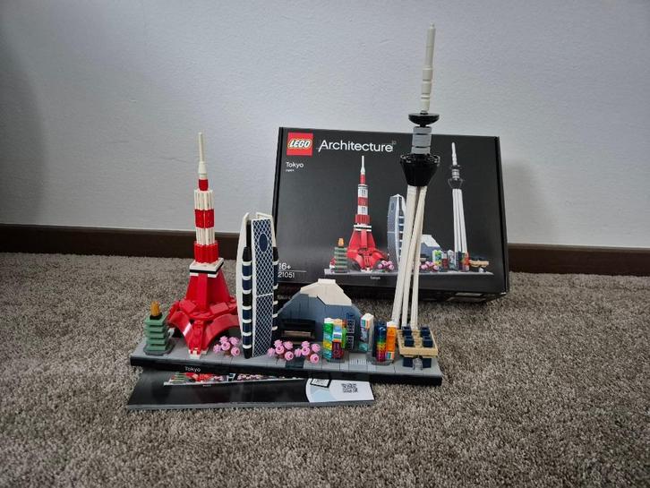 LEGO Architecture Tokio - 21051, Kinderen en Baby's, Speelgoed | Duplo en Lego, Zo goed als nieuw, Lego, Complete set, Ophalen of Verzenden