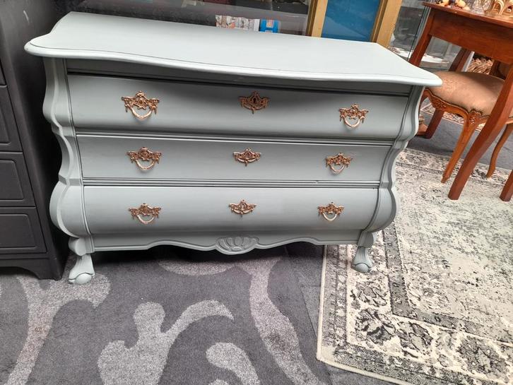 Mooie groene buik laden kast, Huis en Inrichting, Kasten | Ladekasten, Zo goed als nieuw, Minder dan 100 cm, 50 tot 100 cm, 25 tot 50 cm