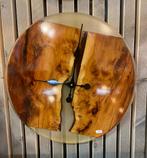 Epoxy wandklok met Quarts uurwerk., Ophalen of Verzenden, Nieuw, Analoog, Wandklok