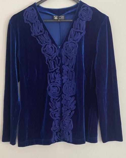 Edgar Vos G.E. Design kobaltblauw velours jasje Medium, Kleding | Dames, Jasjes, Kostuums en Pakken, Gedragen, Jasje, Maat 38/40 (M)