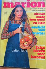 2 x VINTAGE MARION KLEDINGPATRONEN 1/1977 en 9/1975, Marion, Overige typen, Verzenden, Vrouw