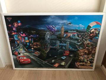 Cars 2 Schilderij/Poster. In lijst beschikbaar voor biedingen