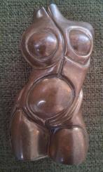 Bijzondere bronzen vrouwelijke torso door paul gunez, Ophalen of Verzenden