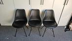 3 Jysk Klarup eetkamerstoelen - Zwart, Ophalen, Gebruikt, Drie, Zwart