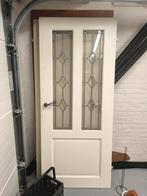 Deur glas in lood, Doe-het-zelf en Verbouw, Deuren en Horren, Ophalen of Verzenden, Glas, Binnendeur, 200 tot 215 cm