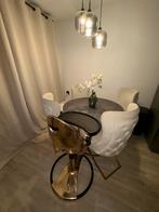 Eettafel met stoelen, Huis en Inrichting, Tafels | Eettafels, Ophalen, Rond, 100 tot 150 cm