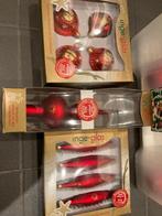 Inge glas kerstballen en piek, Diversen, Kerst, Ophalen