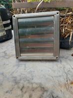 Ventilatie overdruk rooster rvs 10 cm, Ophalen, Zo goed als nieuw, Ventilator