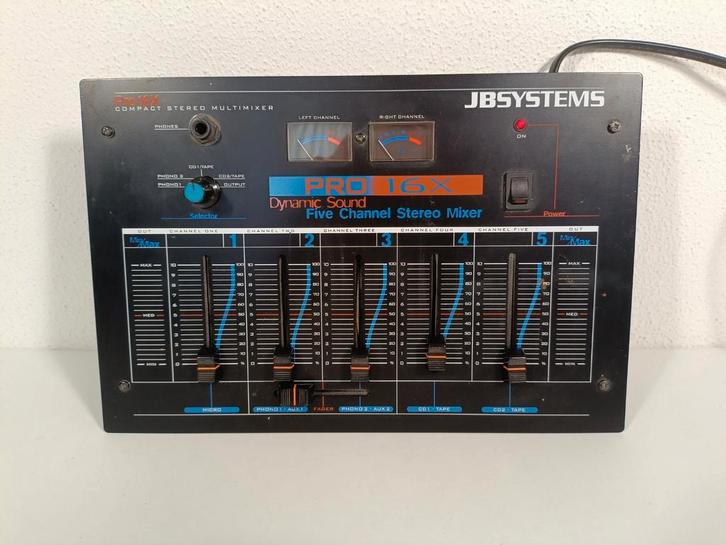 JBSystems Pro X-16 Pro Mixer, Muziek en Instrumenten, Mengpanelen, Gebruikt, 5 tot 10 kanalen, Microfooningang, Ophalen