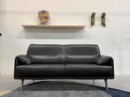 Leolux Bora Balanza Bank 2,5 zits Hoog zwart leer 183, Huis en Inrichting, Banken | Bankstellen, Leolux, 150 tot 200 cm, Ophalen of Verzenden