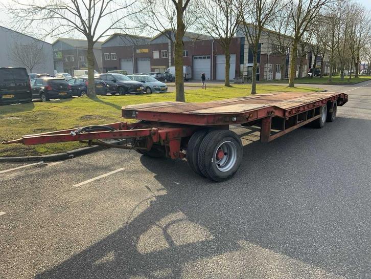 1999 Kröger nutzfahrzeuge 3-assige Oprijwagen, Auto's, Vrachtwagens, Bedrijf, Aanhangers en Opleggers, Overige brandstoffen, Origineel Nederlands