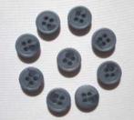 Vintage kunststof knopen nr C113 grijs, Verzenden, Zo goed als nieuw, Knoop of Knopen
