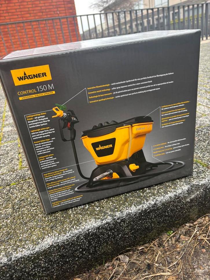 Wagner Control 150 M Verfspuitsysteem - Nieuw, Doe-het-zelf en Verbouw, Gereedschap | Overige machines, Nieuw, Ophalen of Verzenden