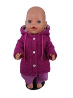 jas voor pop 43cm, Ophalen of Verzenden, Nieuw, Babypop