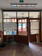 Hardhouten kozijn winkel / bedrijfsruimte, Doe-het-zelf en Verbouw, Kozijnen en Schuifpuien, Ophalen, Gebruikt, Deurkozijn, 225 cm of meer