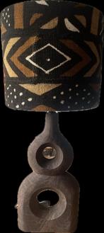 Lampenkap, origineel modderdoek, Ophalen of Verzenden, Nieuw, Rond