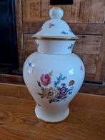 Antieke grote porseleinen dekselvaas Furstenberg Duitsland, Ophalen of Verzenden