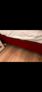 Pullman boxspring, 1:80 Half leer en half suède! Weg= weg!, Ophalen, Tweepersoons, 180 cm, 200 cm