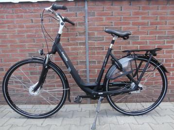 ALS NIEUW! Gazelle Orange C7+ dames 53 cm. mat zwart beschikbaar voor biedingen