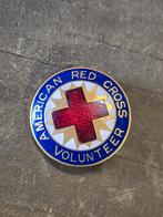 WWII American Red Cross volunteer pin, Verzamelen, Militaria | Tweede Wereldoorlog, Ophalen of Verzenden, Luchtmacht, Embleem of Badge