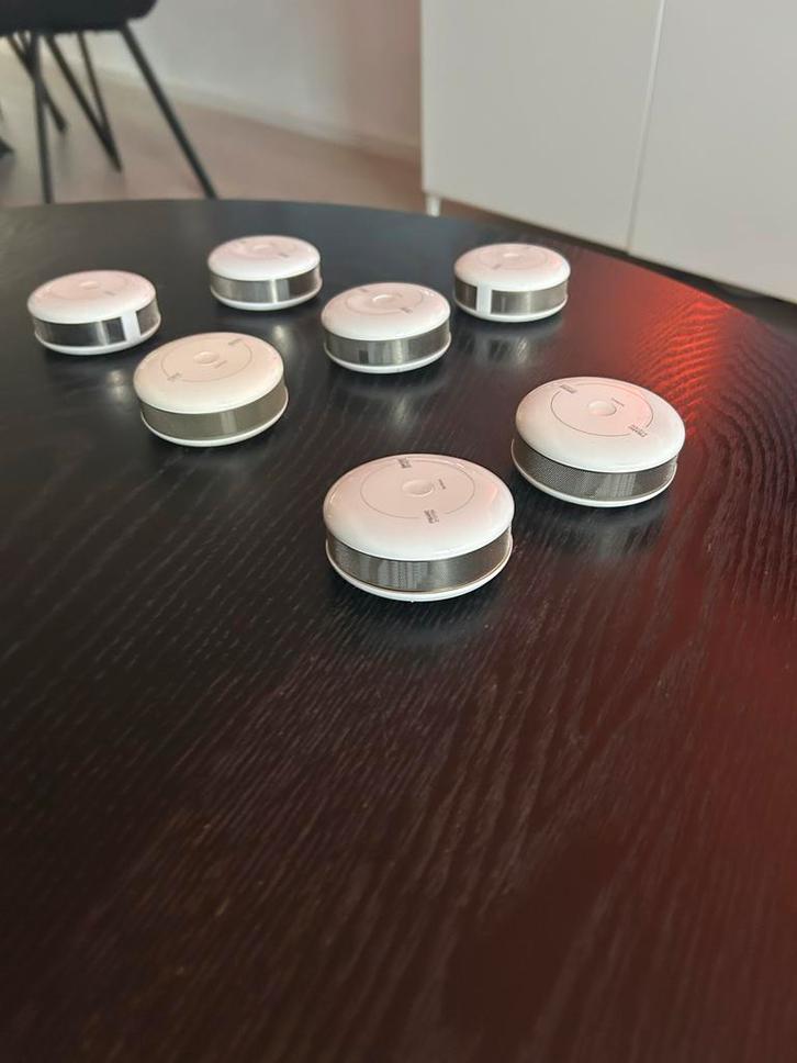 FIBARO Rookmelder - Draadloos & Stijlvol 7 stuks, Doe-het-zelf en Verbouw, Alarmsystemen, Nieuw, Detector, Sensor of Melder, Rook