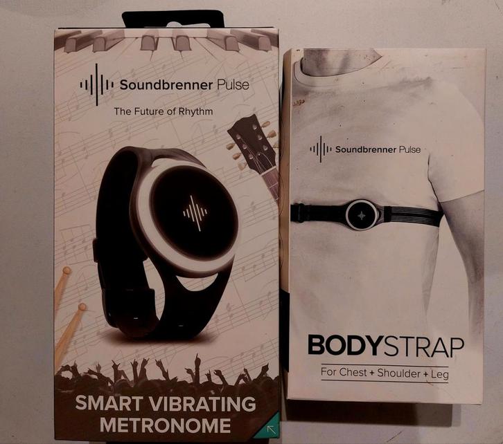 Soundbrenner Pulse - Slimme Vibrerende Metronoom, Muziek en Instrumenten, Overige Muziek en Instrumenten, Zo goed als nieuw, Ophalen of Verzenden